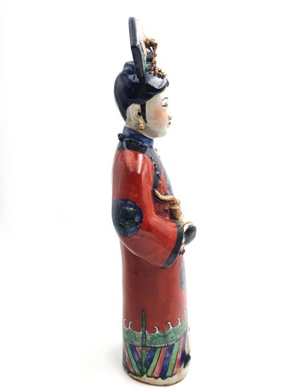Porzellan Statuen aus China Rot - Schlag 3