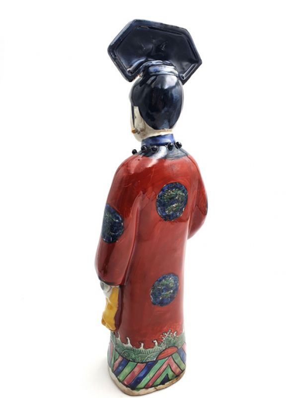 Porzellan Statuen aus China Rot - Schlag 4