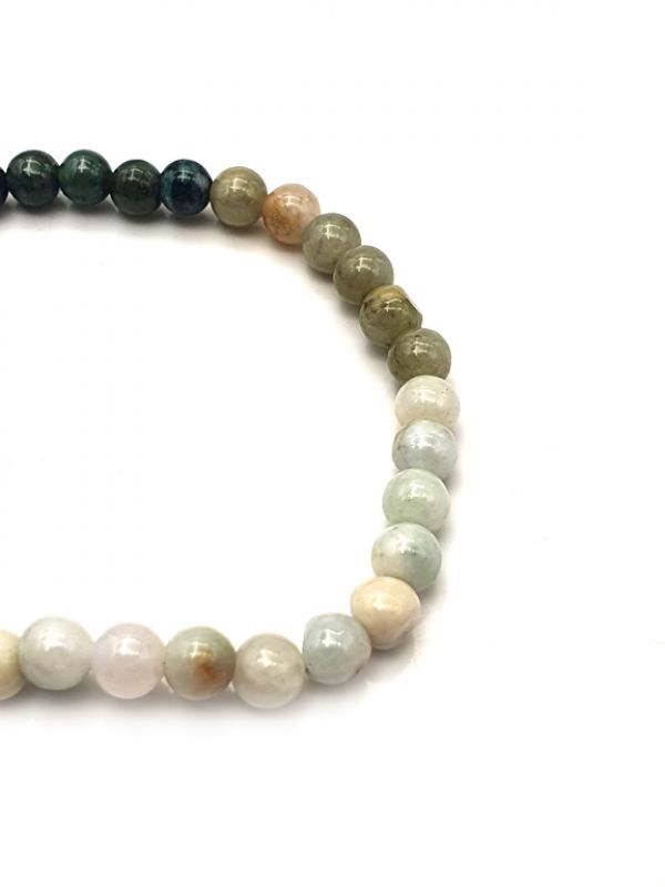 Pulsera de - Cuentas de jade de 6 mm - degradado - 3 verdes 4
