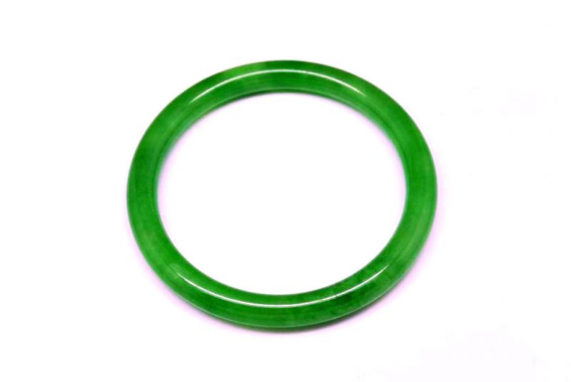 Pulsera Jade Brazalete del Clase A Verde Imperial 5