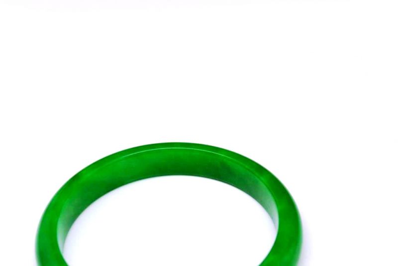 Pulsera Jade Brazalete del Clase A Verde Imperial 2