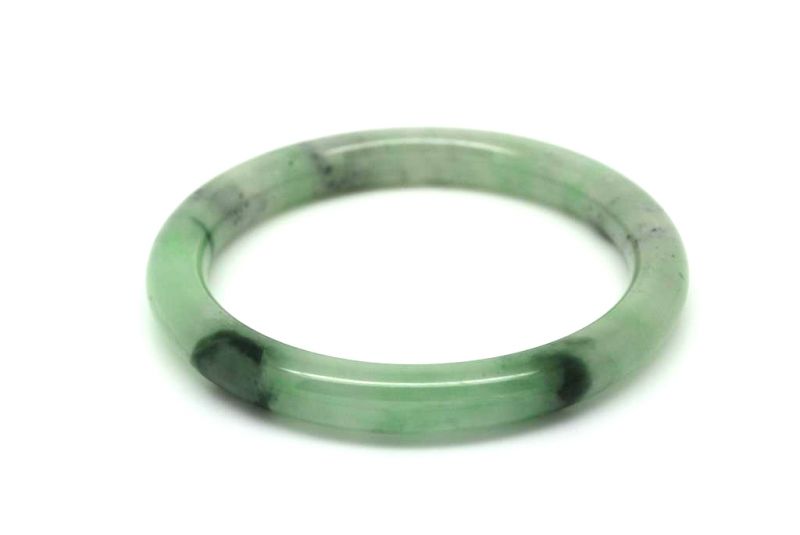 Pulsera Jade Brazalete del Clase A Verde Transparente 5 55cm 4