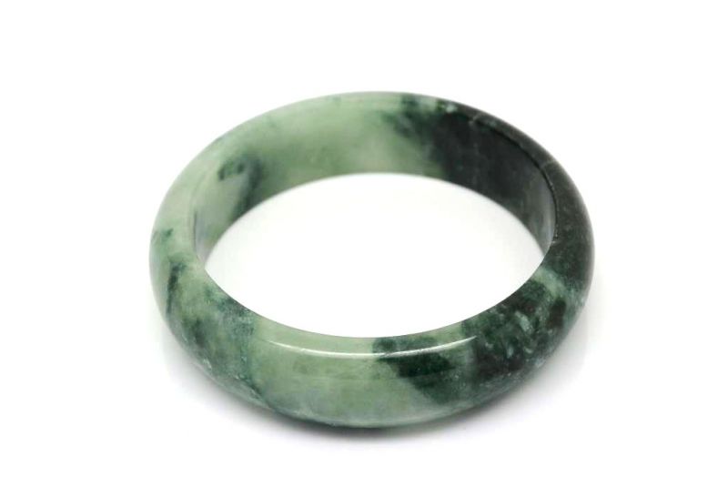 Pulsera Jade Verde y blanco 1