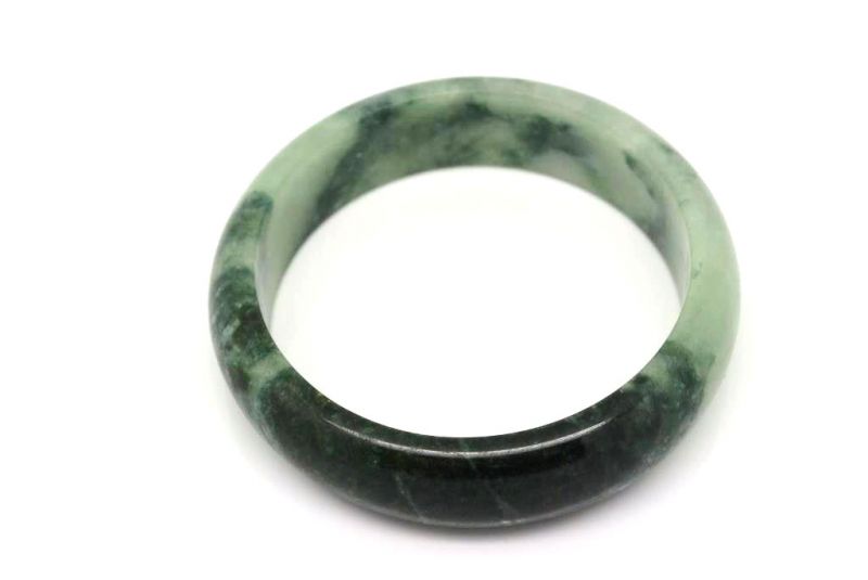 Pulsera Jade Verde y blanco 3