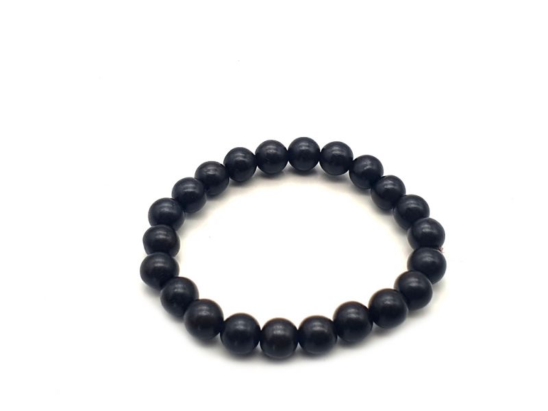 Pulsera Tibetana Yapa mala en madera - 100% natural - 8mm - Ébano 2