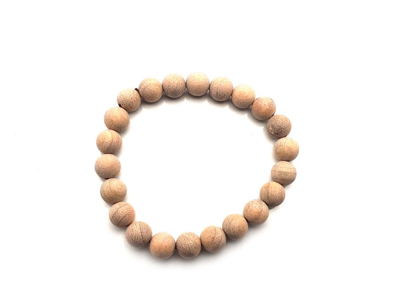 Pulsera Tibetana Yapa mala en madera - 100% natural - 8mm - madera de alcanfor 1