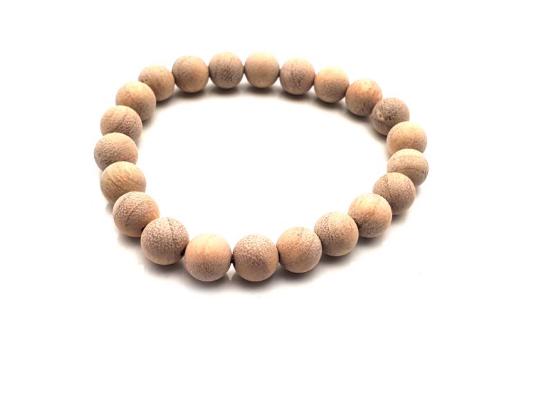 Pulsera Tibetana Yapa mala en madera - 100% natural - 8mm - madera de alcanfor 2