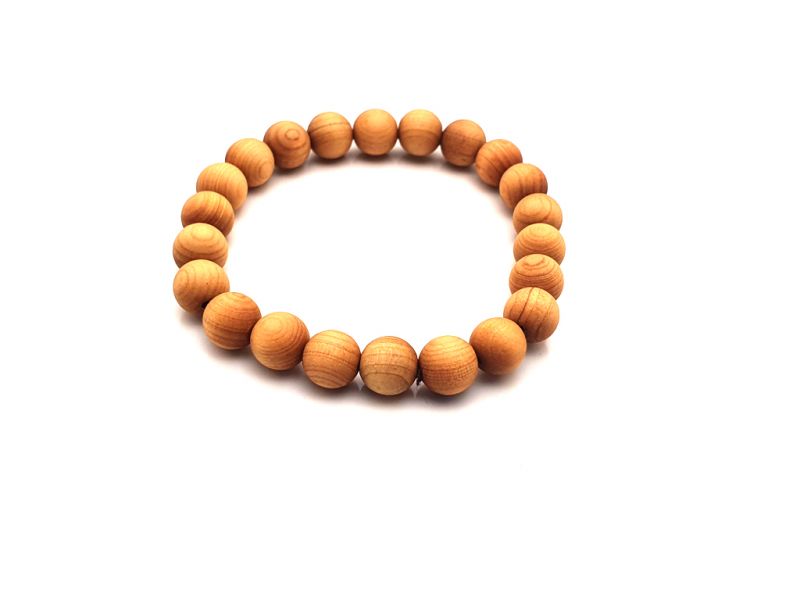 Pulsera Tibetana Yapa mala en madera - 100% natural - 8mm - tuya 2