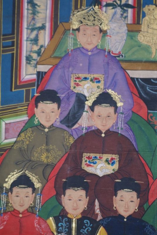 Qing Dynastie Grosse Chinesische Ahnenbilder 3