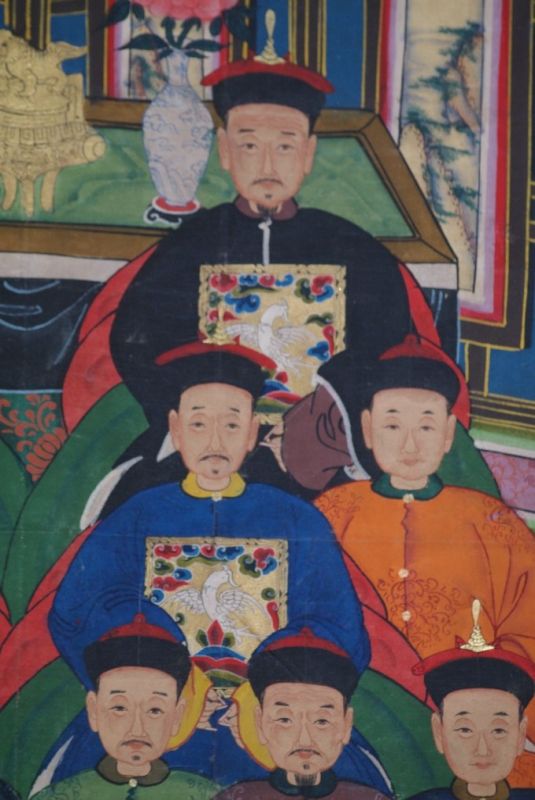 Qing Dynastie Grosse Chinesische Ahnenbilder 4