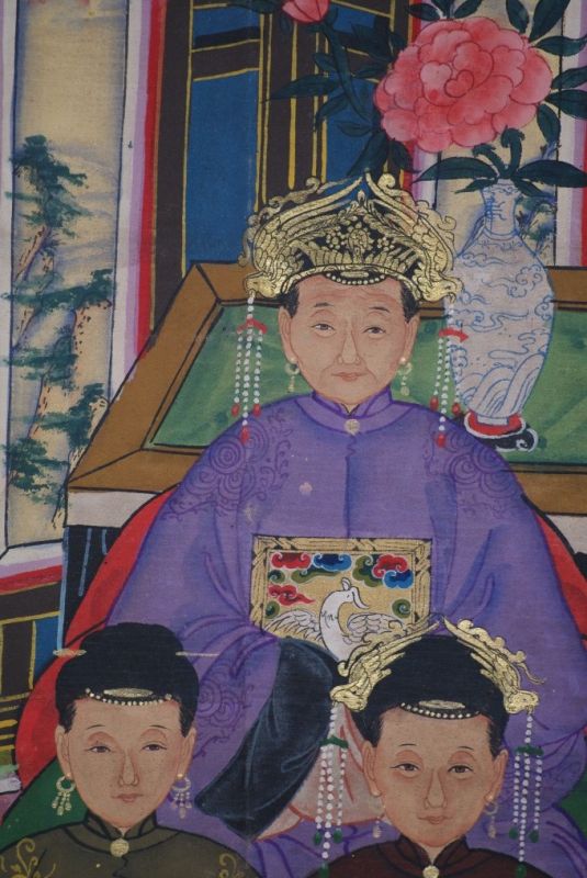 Qing Dynastie Grosse Chinesische Ahnenbilder 5