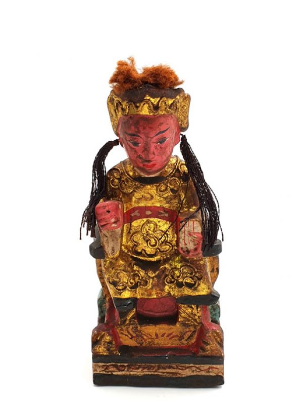 Reproducción antigua - Pequeña Estatua china - Antepasado chino 1
