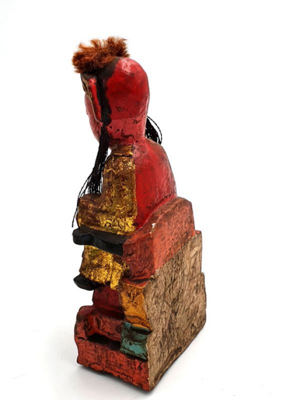 Reproducción antigua - Pequeña Estatua china - Antepasado chino 4