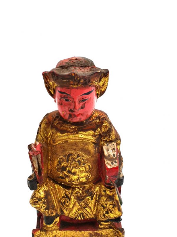 Reproducción antigua - Pequeña Estatua china - Dignatario chino 2