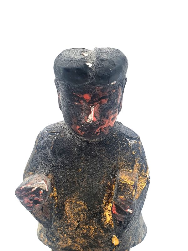 Reproducción antigua - Pequeña Estatua china - El niño emperador 2