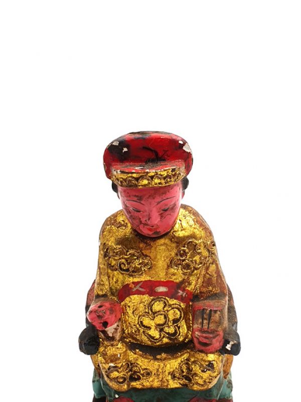 Reproducción antigua - Pequeña Estatua china - Madre de la familia 2