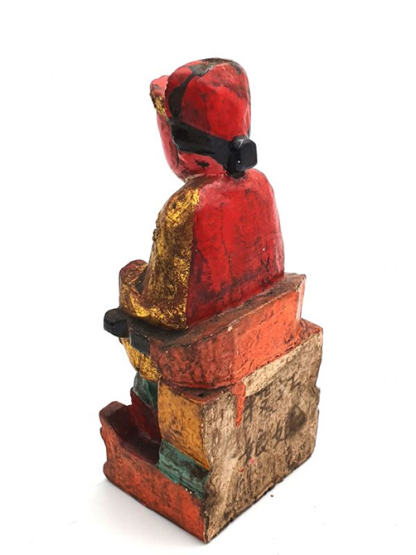 Reproducción antigua - Pequeña Estatua china - Madre de la familia 4