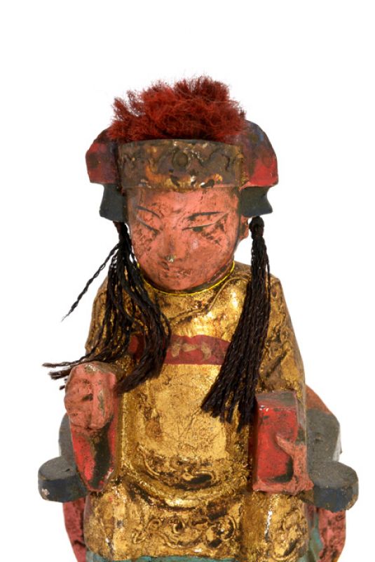 Reproducción antigua - Pequeña Estatua china - Qing 2