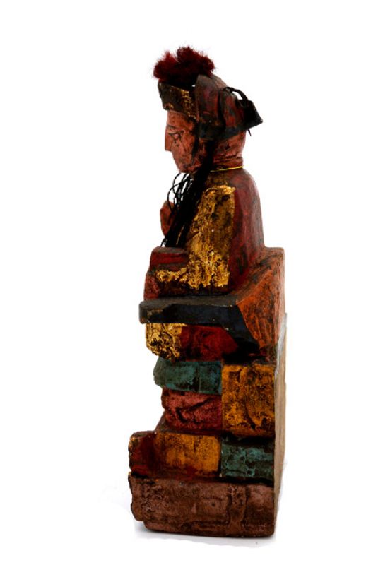 Reproducción antigua - Pequeña Estatua china - Qing 4