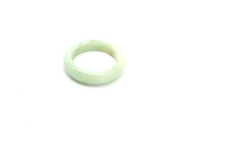 Ring in White Jade Size 10,5 3