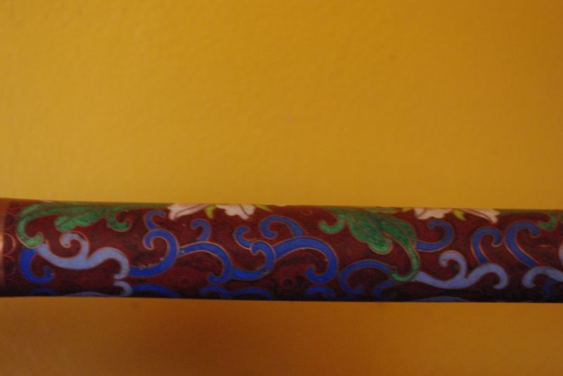 Rot Cloisonné Kalligraphiepinsel 5