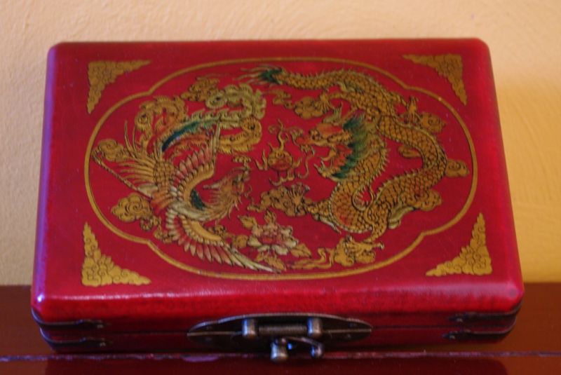 Schatullen und Abakus Rot Phoenix und Drache 3