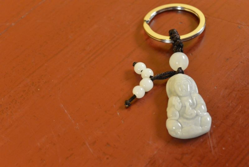 Schlüsselanhänger aus Jade Guan Ying 3
