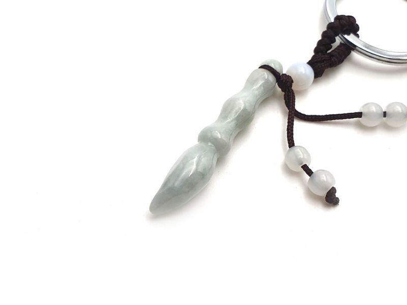 Schlüsselanhänger aus Jade Jade-Pinsel 2