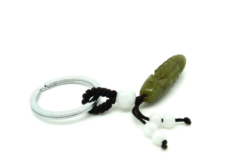 Schlüsselanhänger aus Jade Mais 3