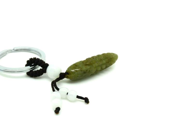 Schlüsselanhänger aus Jade Mais 4