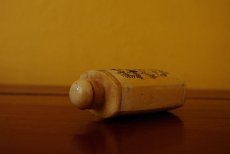 Schnupftabakflasche aus Knochen Chinesische Kamasutra 4 4