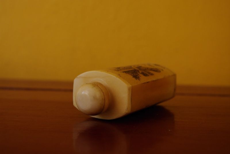 Schnupftabakflasche aus Knochen Chinesische Kamasutra 5 4