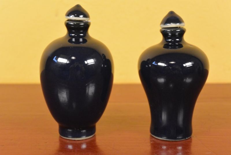 Schnupftabakflasche Chinesische blau 2