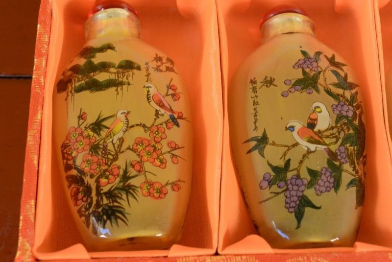 Schnupftabakflasche Geflügel 3