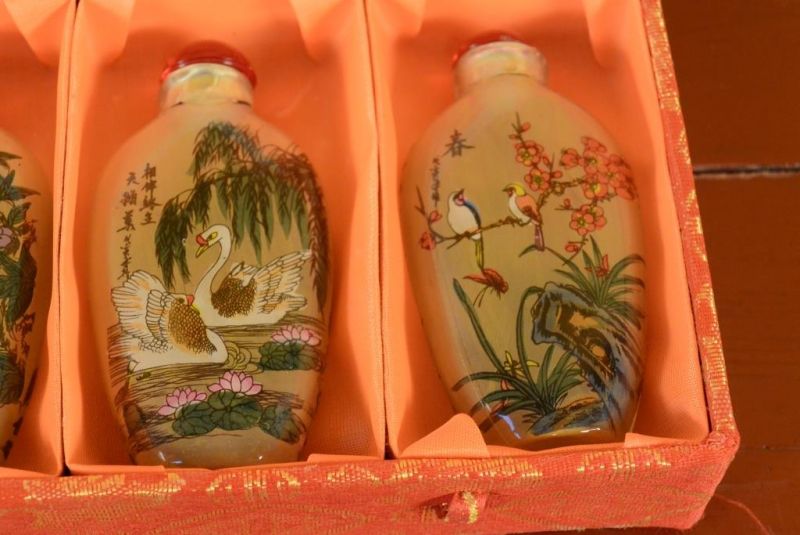 Schnupftabakflasche Geflügel 4