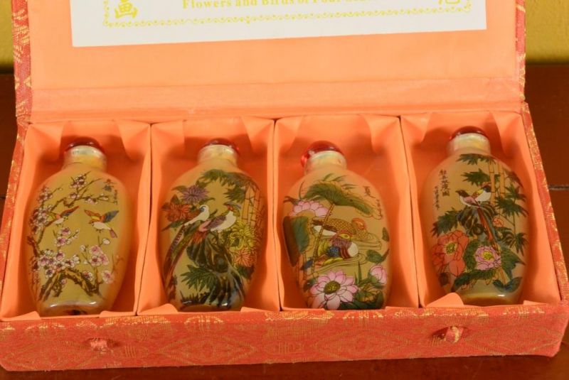 Schnupftabakflasche Geflügel 5