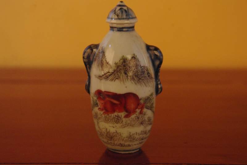 Schnupftabakflasche Haustiere 2