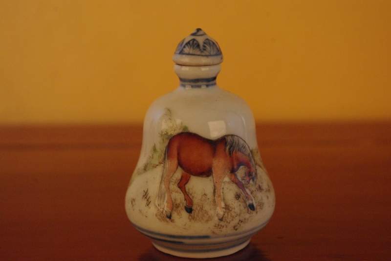 Schnupftabakflasche Haustiere 3