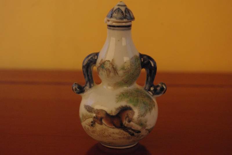 Schnupftabakflasche Haustiere 4