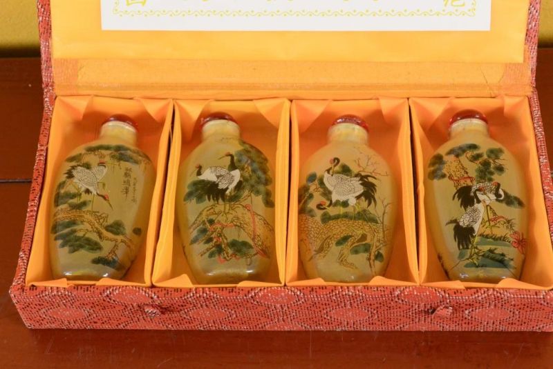 Schnupftabakflasche Kranich 5
