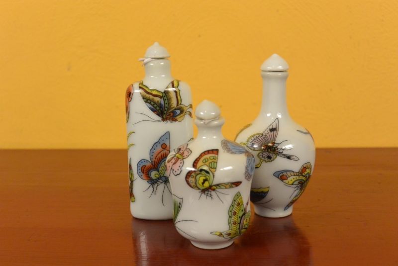 Schnupftabakflasche Schmetterlinge 2 5