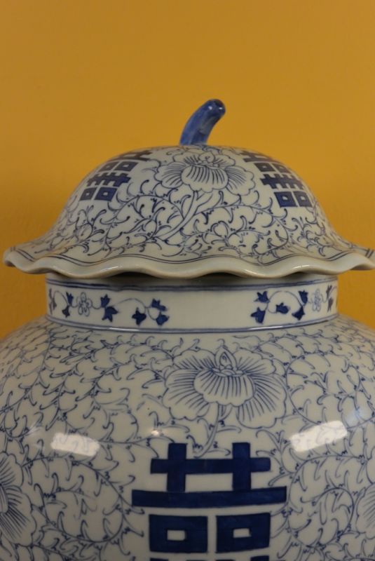 Sehr groß Chinesische Porzellan Töpfe 3
