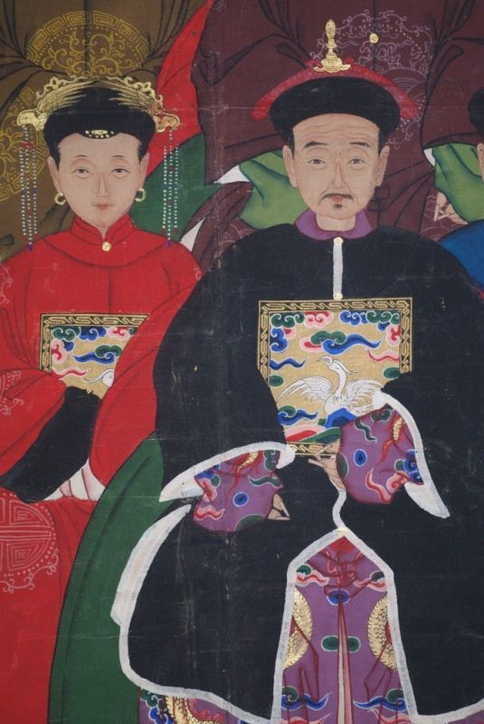Sehr Große Ahnenbilder Qing Dynastie 5