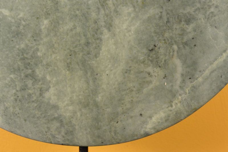 Sehr große Bi-Scheibe aus Jade 35cm 4