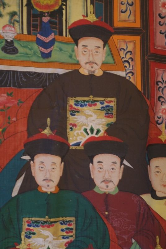 Sehr Grosse Chinesische Ahnenbilder 15 Personen 5