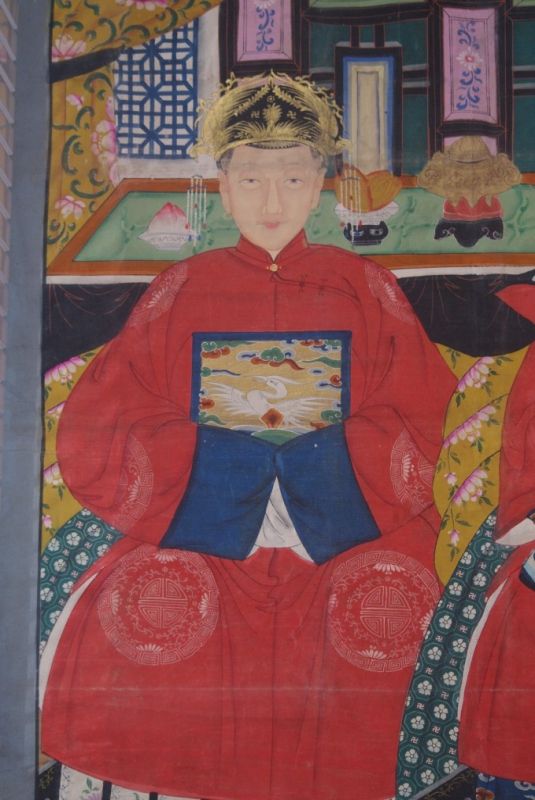 Sehr Grosse Chinesische Ahnenbilder 2 Personen 3