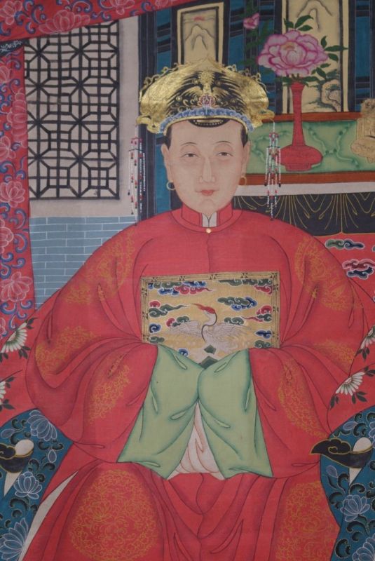 Sehr Grosse Chinesische Ahnenbilder 2 Personen 3