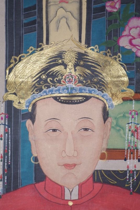 Sehr Grosse Chinesische Ahnenbilder 2 Personen 5