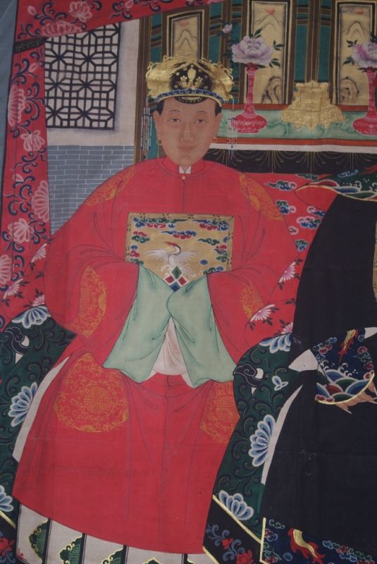 Sehr Grosse Chinesische Ahnenbilder - 2 Personen 2