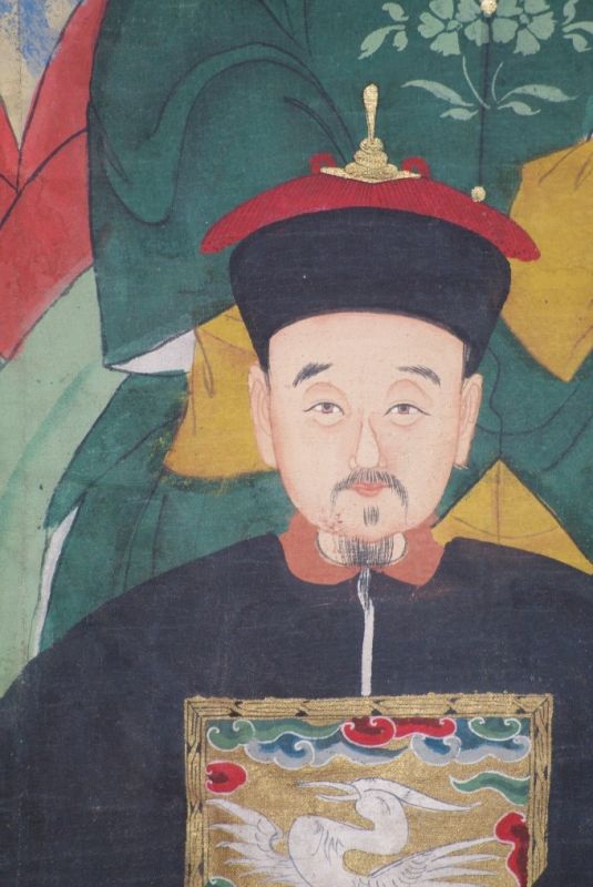 Sehr Grosse Chinesische Ahnenbilder 20 Personen 5